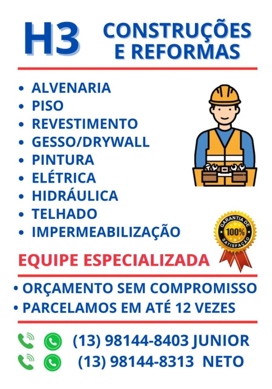 Construções e Reformas em Geral
