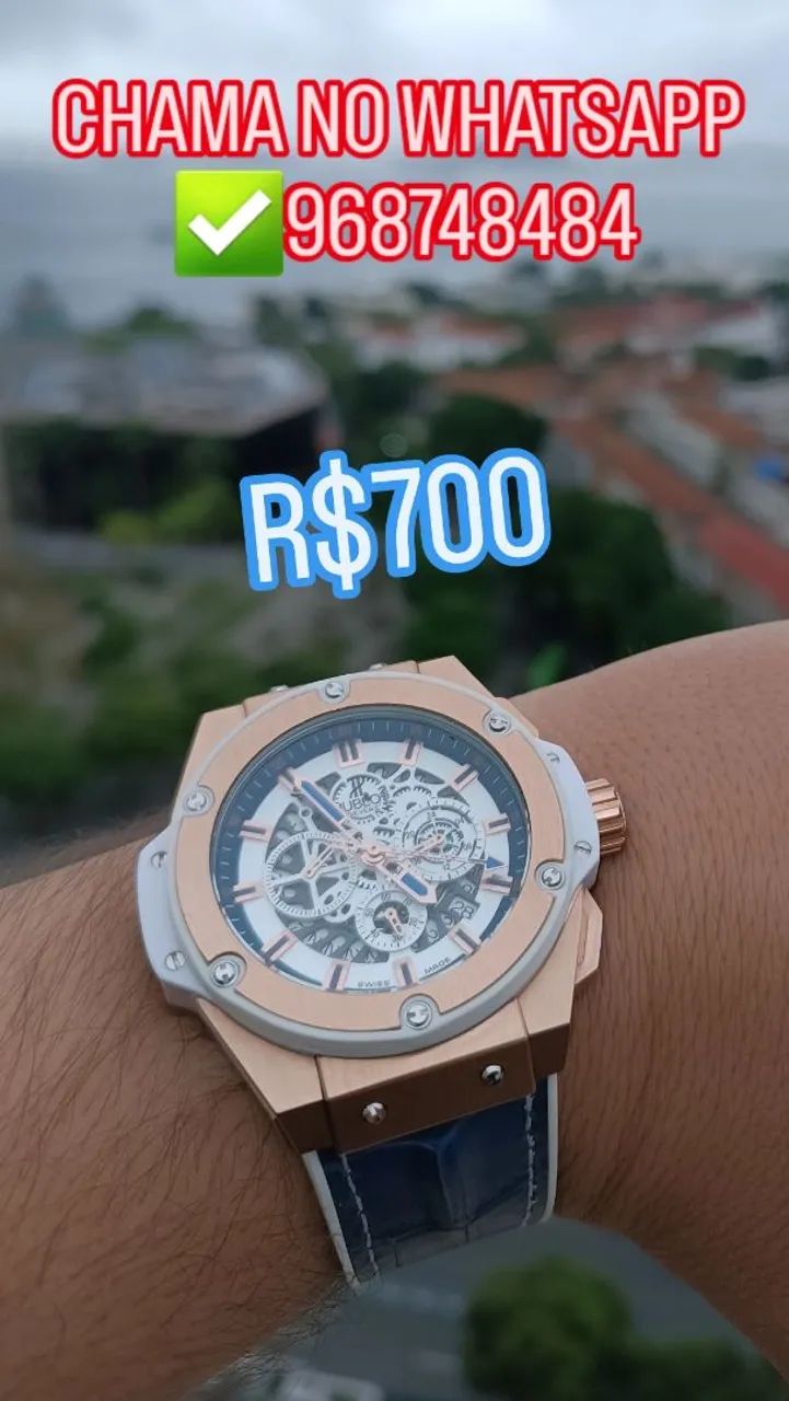 Relógio HUBLOT MIAMI Multifuncional PREMIUM   - Foto 2