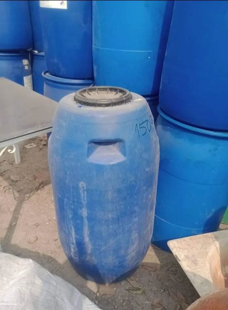 Tambor plástico azul 240L
