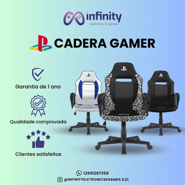 Cadeira Gamer Playstation Media 