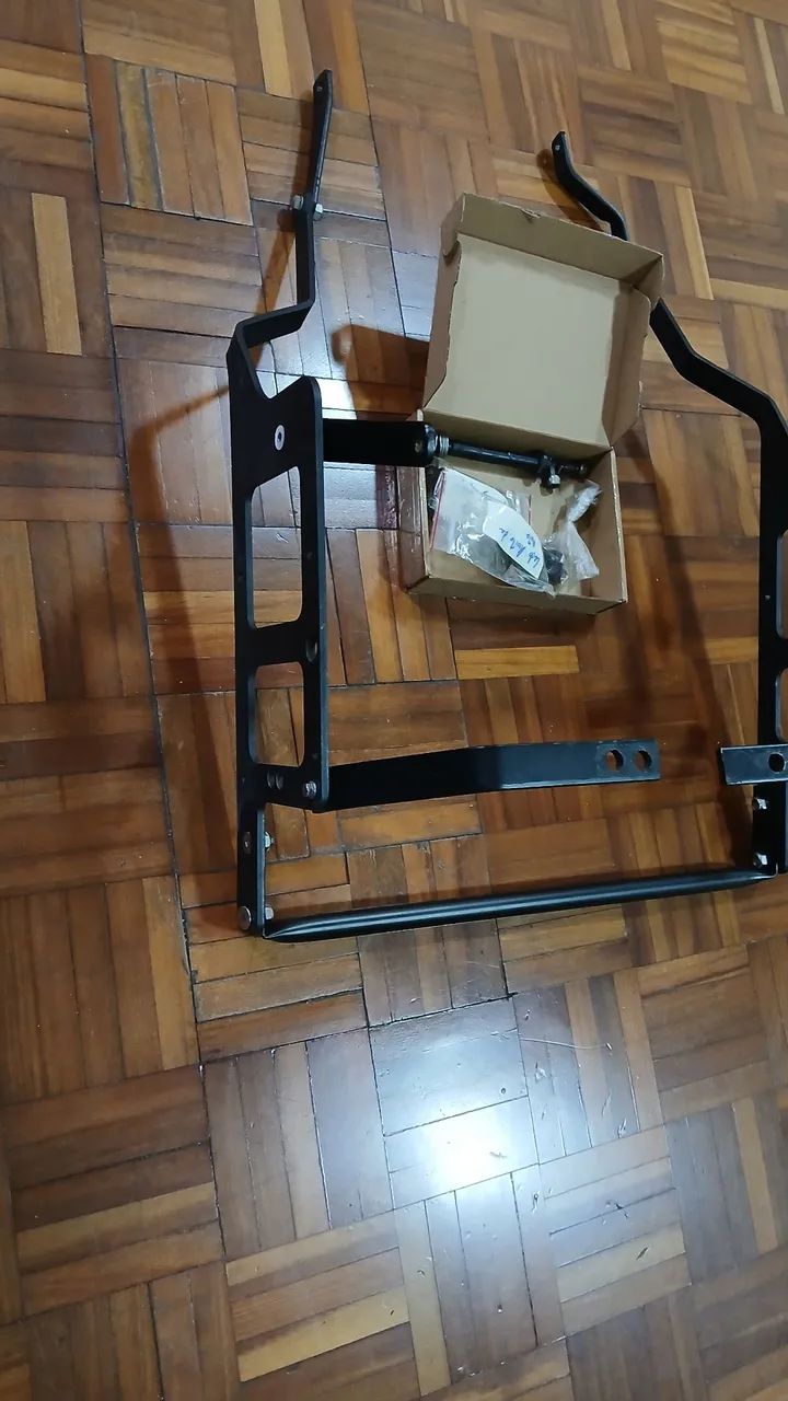 Suporte de baú lateral yamaha tenere 250cc ano 2011 ao 2015 - Foto 3