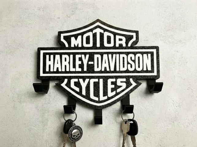 Suporte para chaves temático Harley Davidson - Foto 4