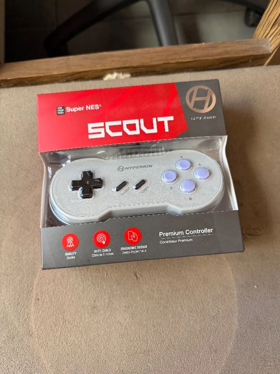 Controle hyperkin para super nintendo lacrado64318613934209121