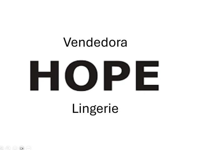 Vaga Vendedora HOPE Lingerie - Shopping Vila Velha