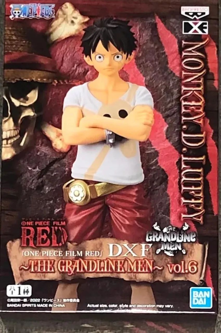 Action Figure One Piece Film Red - Monkey D. Luffy DXF