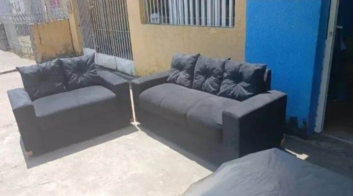 Jogo de sofá Califórnia 2 e 3 lugar a pronta entrega  - Foto 4