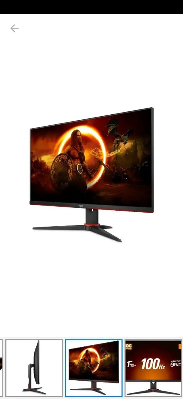 Monitor Gamer AOC 100Hz