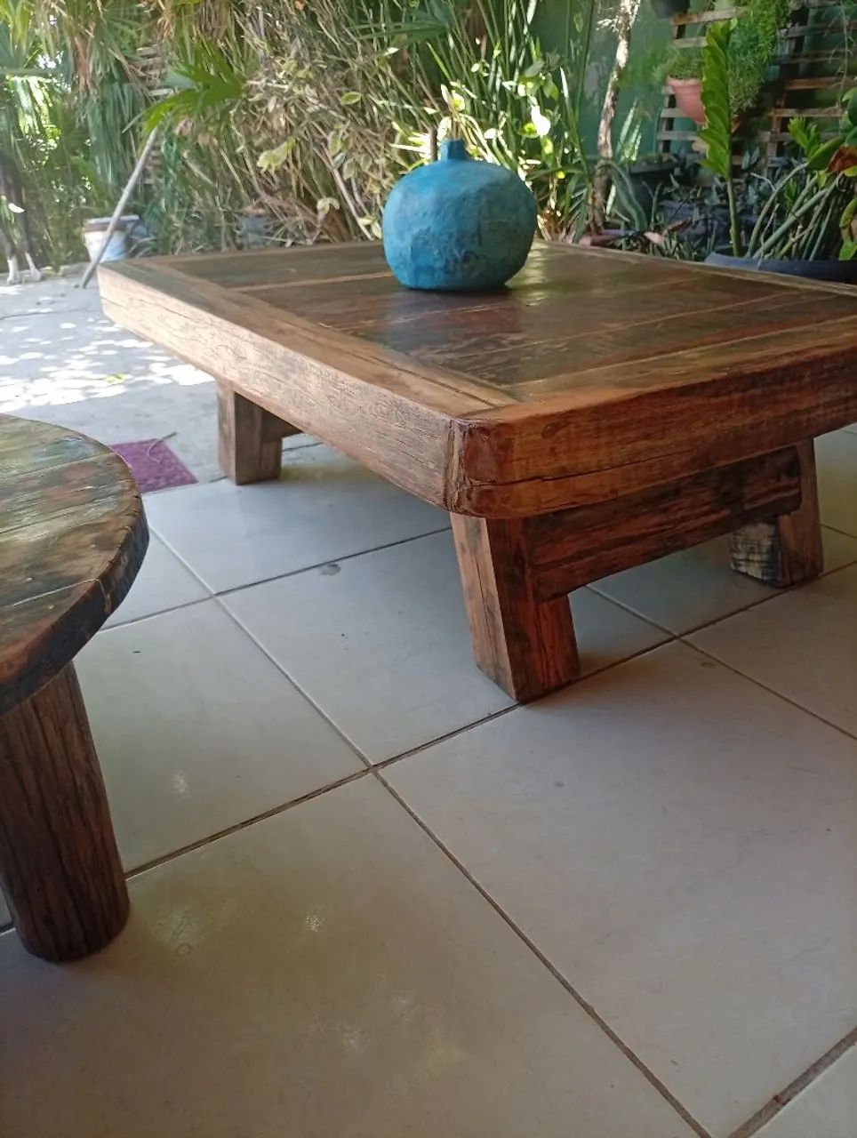 Mesa rústica de centro 64297562475522122