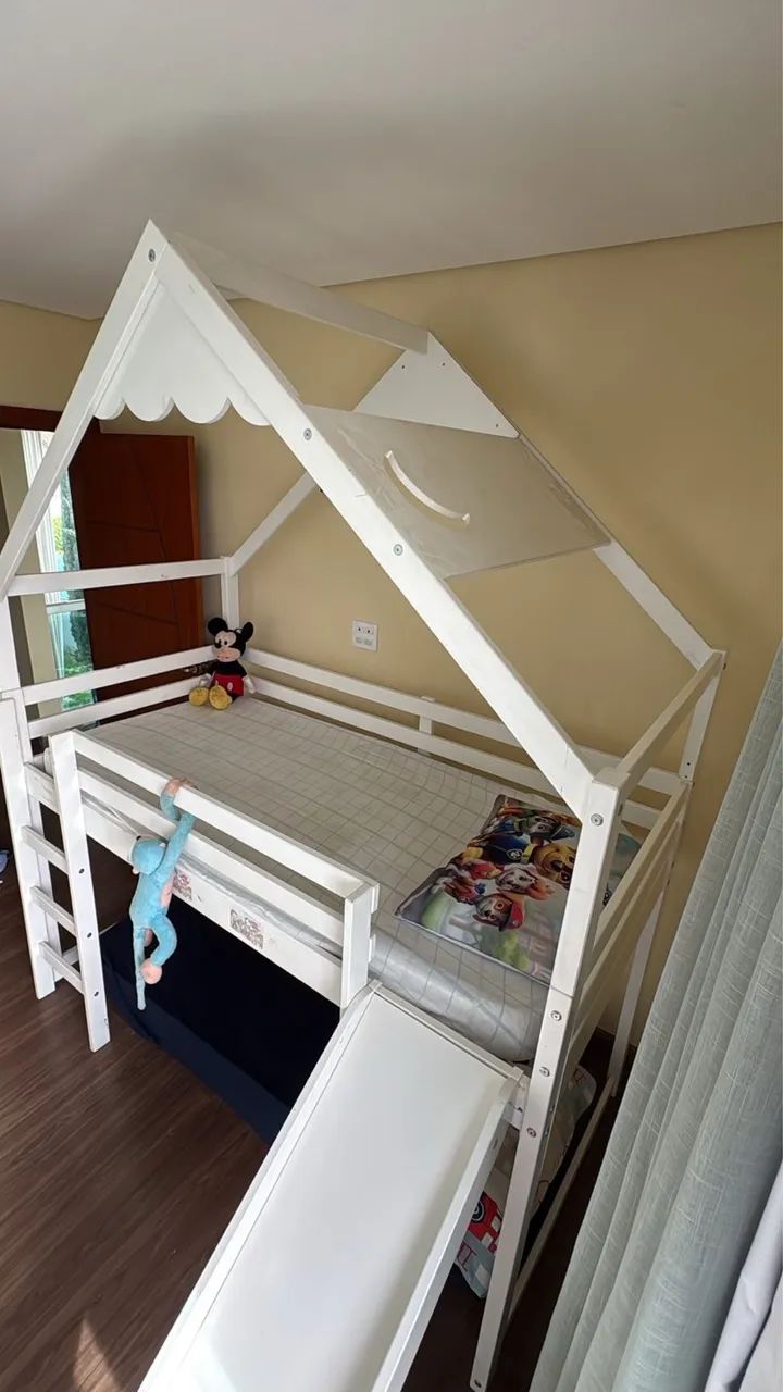 CAMA INFANTIL COM ESCORREGADOR  - Foto 3