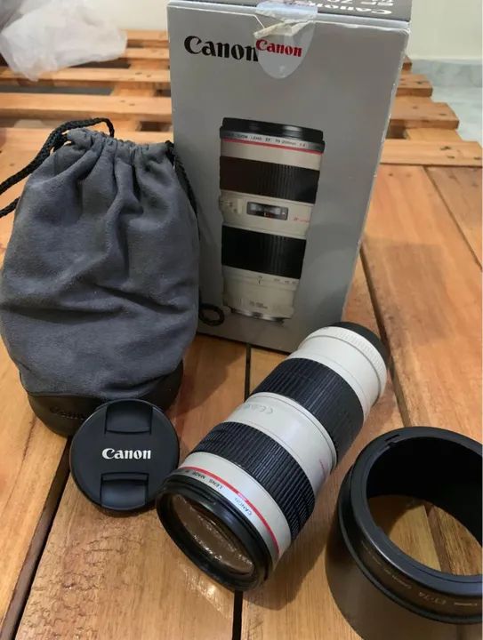 Lente Canon 70/200mm F/4 L usm 