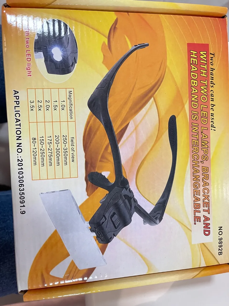 Lupa com LED e Headband Intercambiável