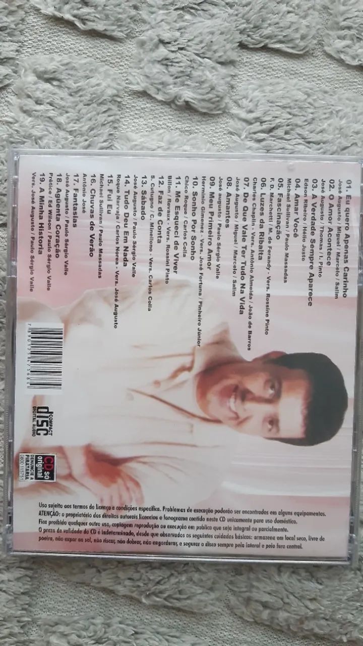CD José Augusto Original  - Foto 2
