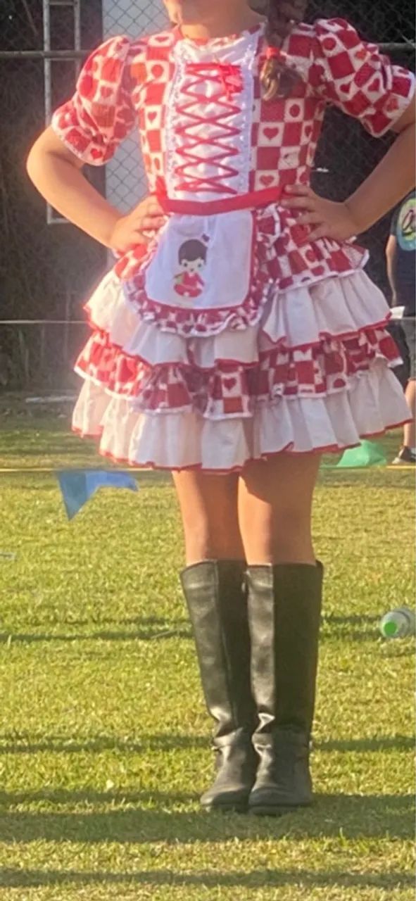 Vestido Infantil Festa Junina