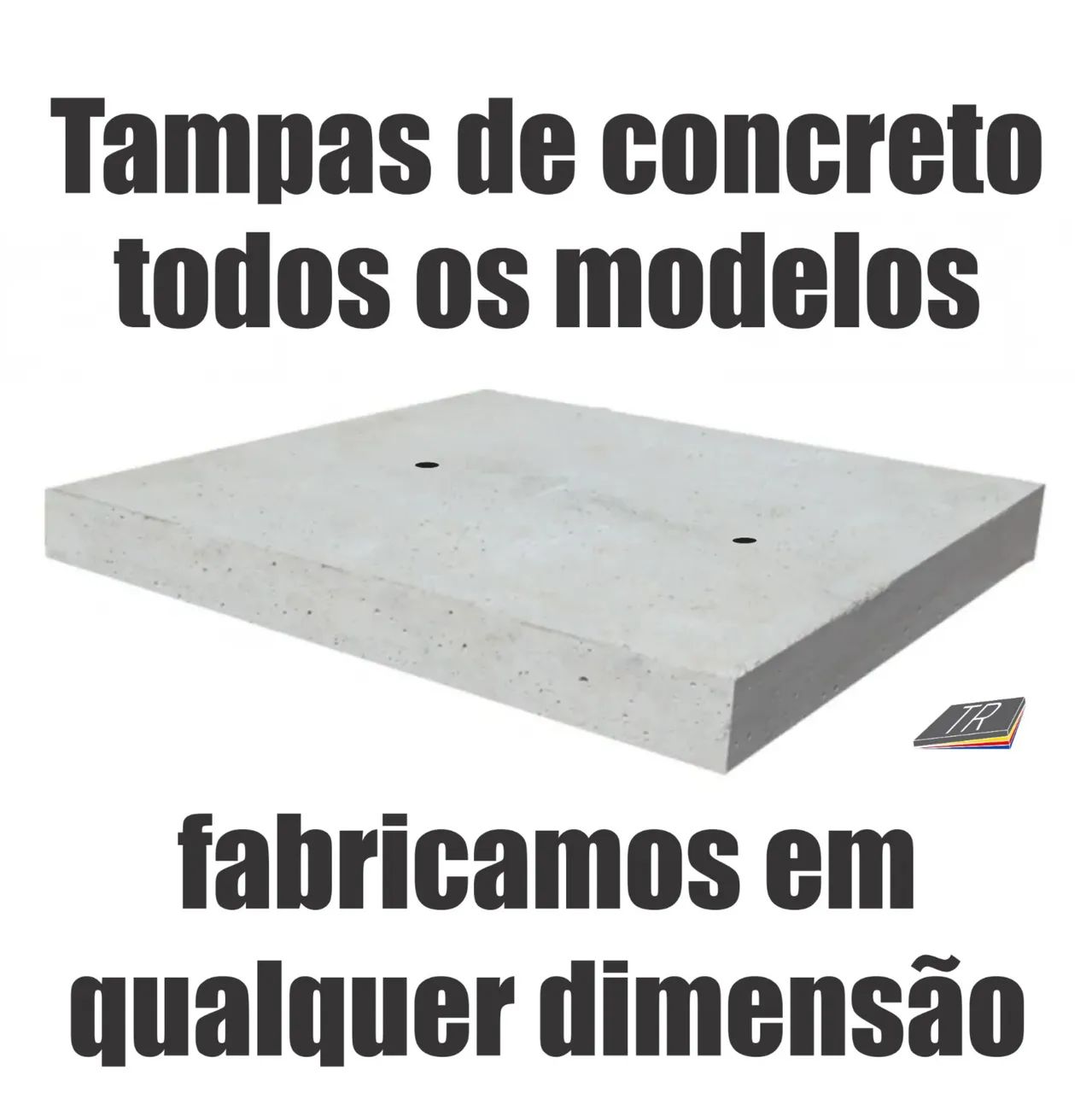 Tampa de Concreto 40x40 - Foto 2