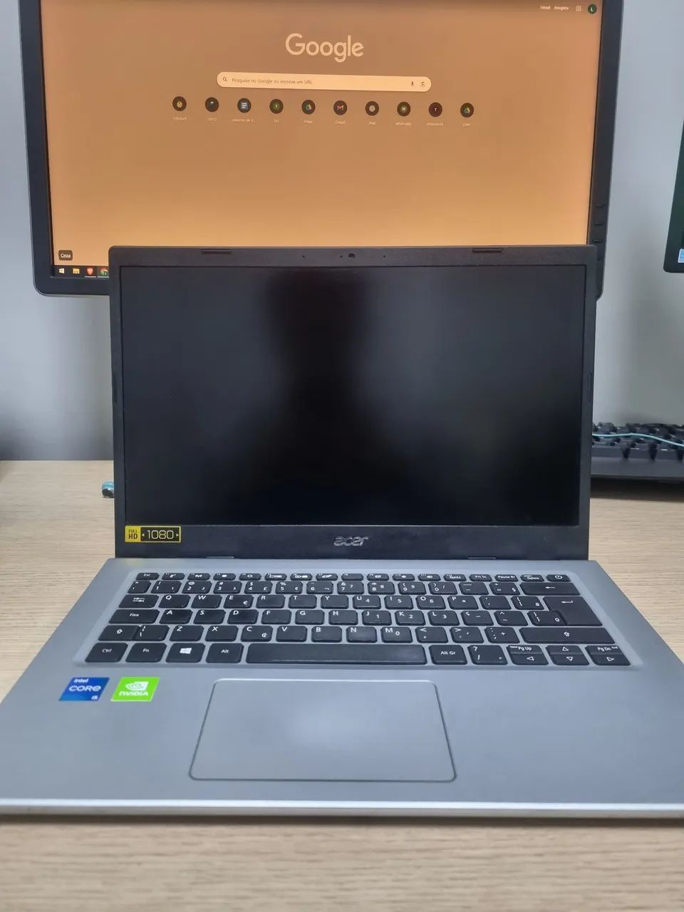 Notebook Aspire 5 i5 11ªG, 8 de RAM, NVIDEA, SSD 512GB 