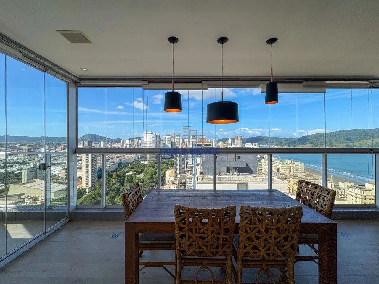 Apartamento Vista Mar á venda 4 quartos 2 suítes Embaré Santos - Foto 3