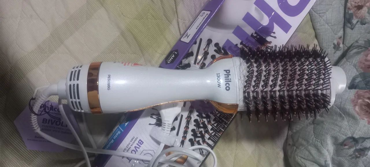 Escova secadora, e secador de cabelo 