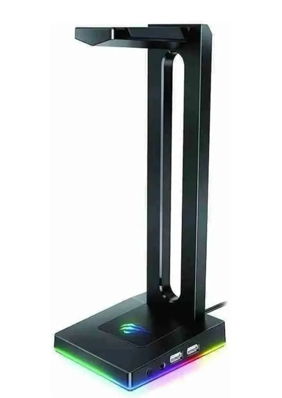 Suporte RGB para Headset Havit TH-630 usb com duas usb