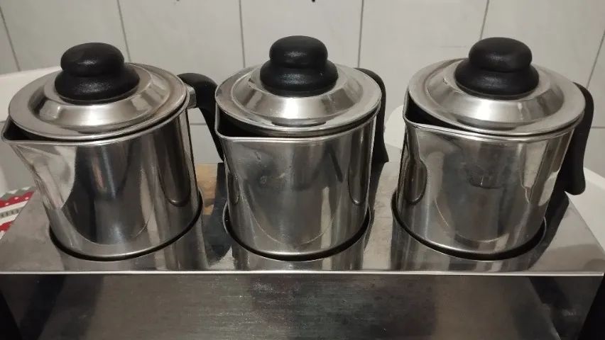 Esterilizador Automático Profissional 3 Bules - Café e Leite - Inox - Foto 4