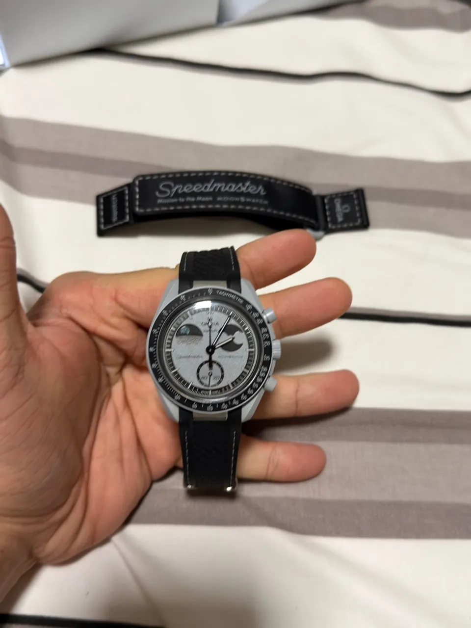 Omega Moonswatch mission to the earthphase