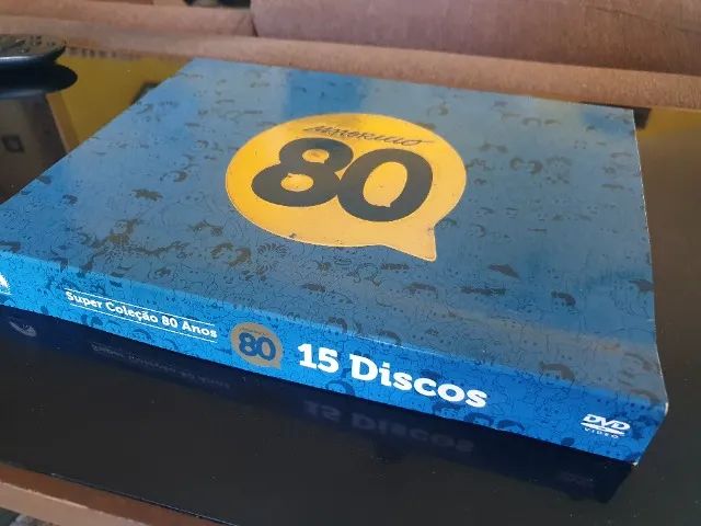 Box comemorativo 80 anos Turma da Mônica com 15 DVDs - Foto 3