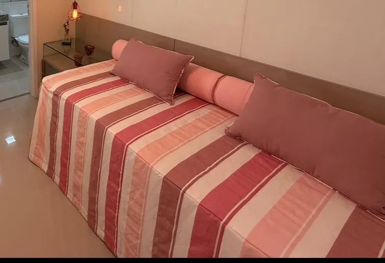 Kit de Colcha de cama box solteiro 