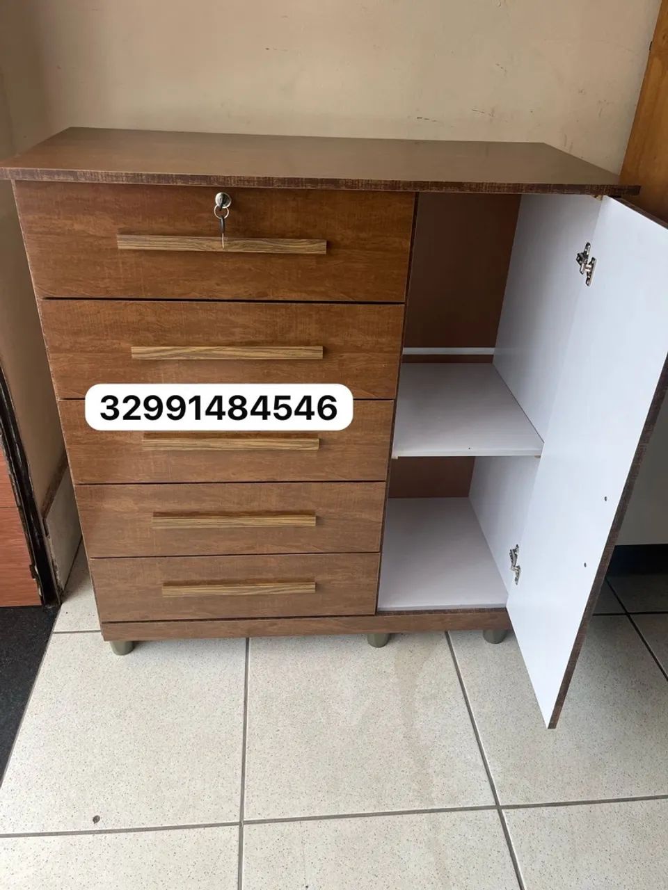 Cômoda de 5 Gavetas Preço de Fábrica  - Foto 3