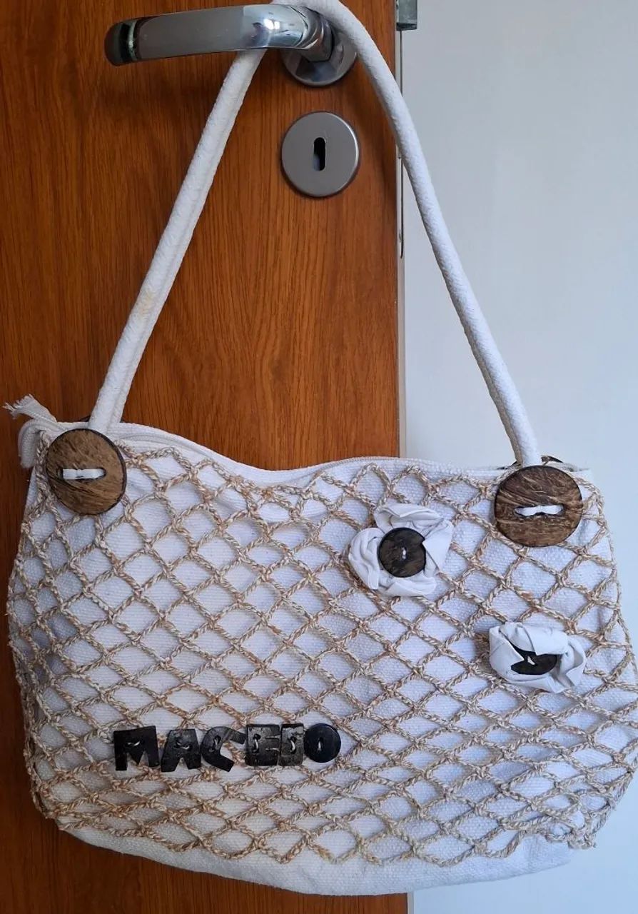 Bolsa de ombro com Detalhes Escrito Maceio - Foto 3