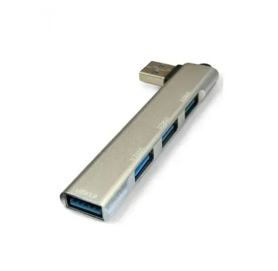 Hub USB 4 portas 2.0 e 3.0 Liga de alumínio Compacta - Foto 3