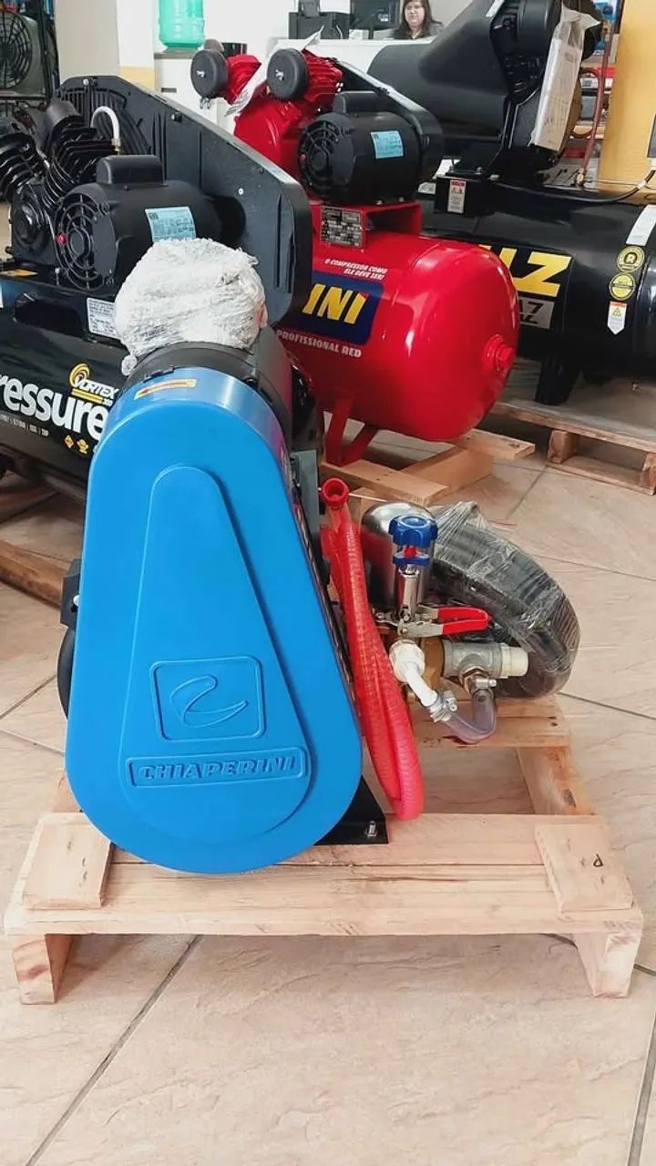 Lavadora profissional para Lavajato 2cv c/10Mts de mangueira Chiaperini(Nova) - Foto 4