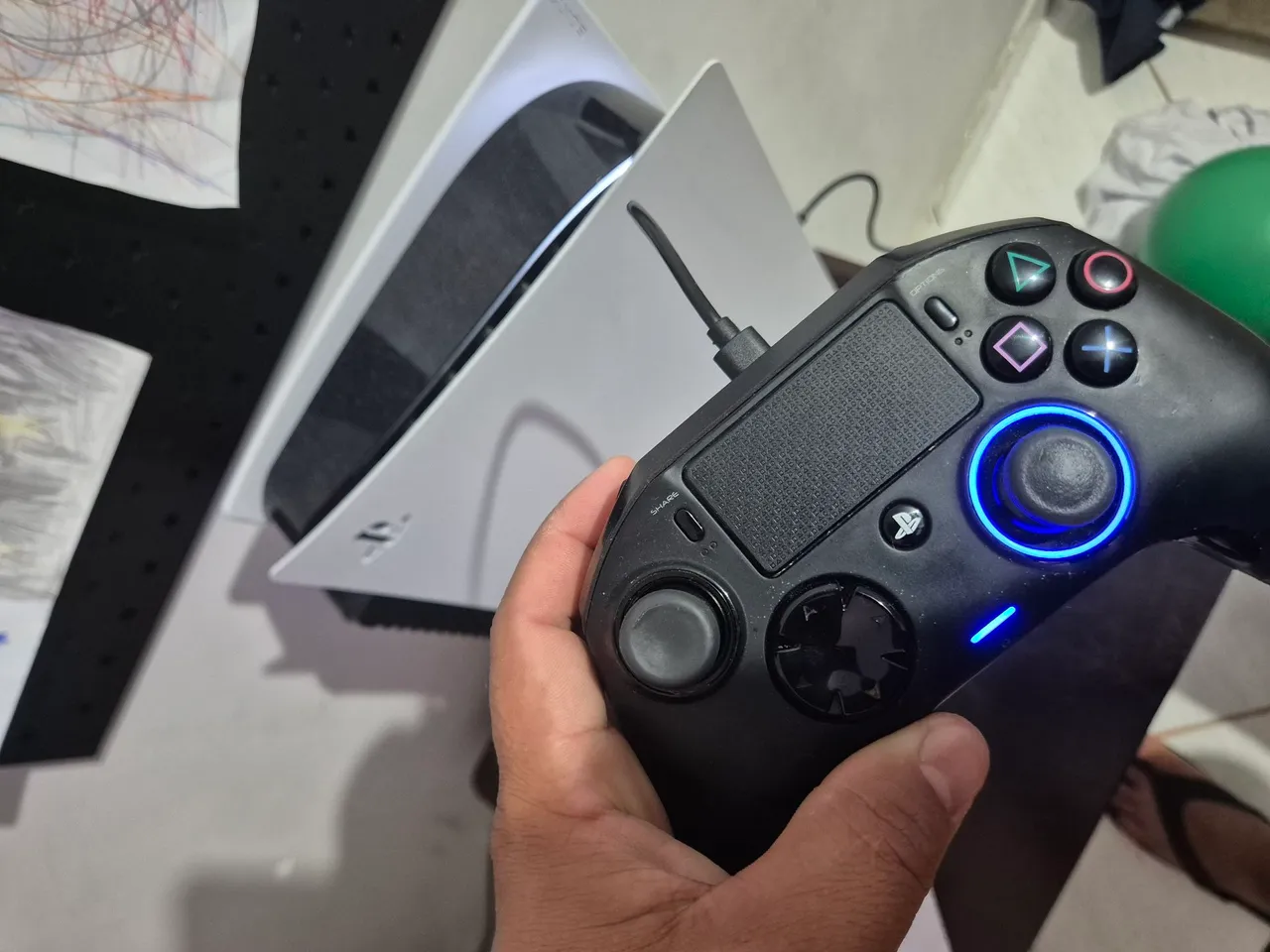 Controle PS5 - Design ergonômico e desempenho superior