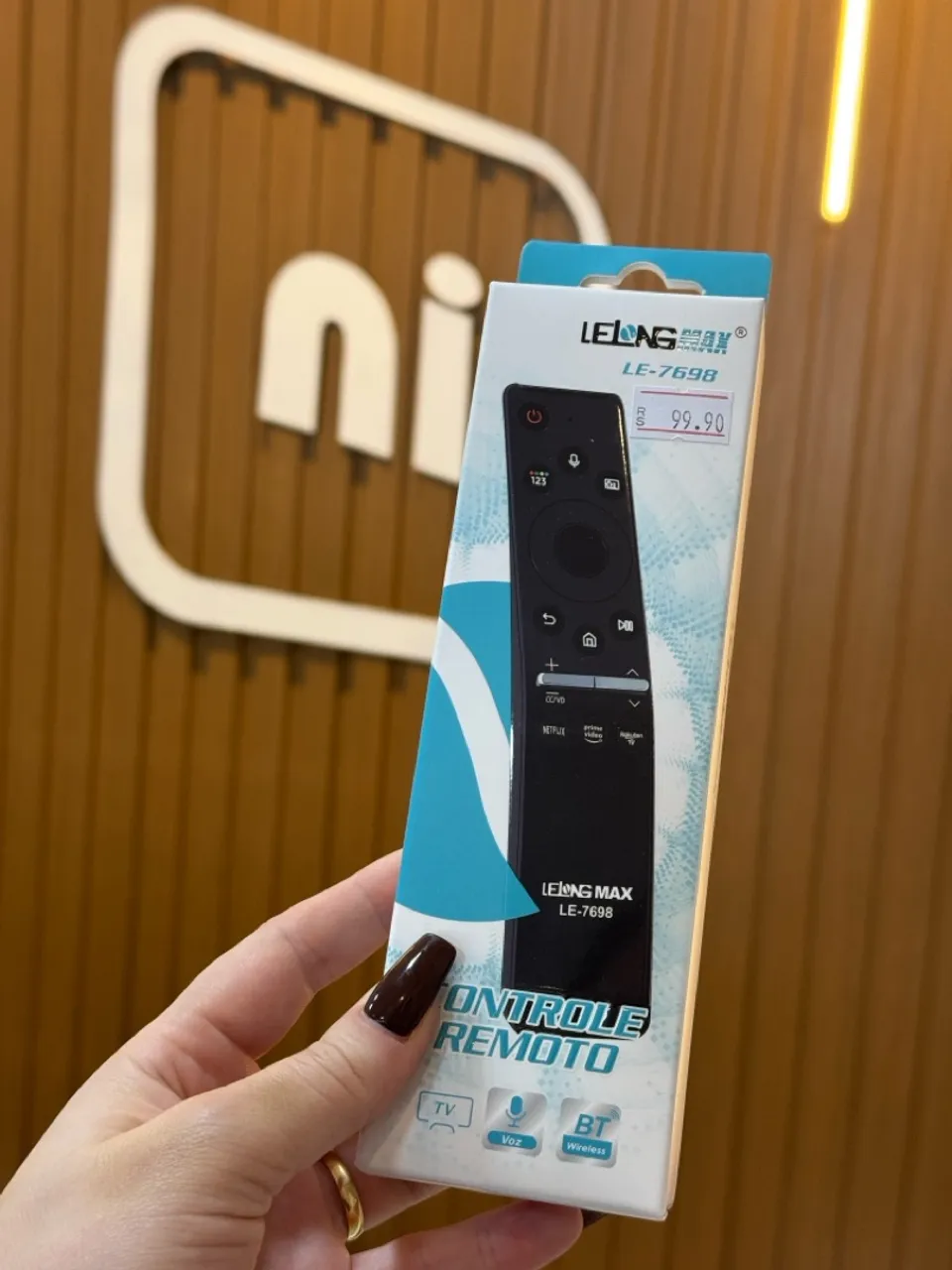 Controle Remoto Inteligente Samsung c/ Comando de Voz