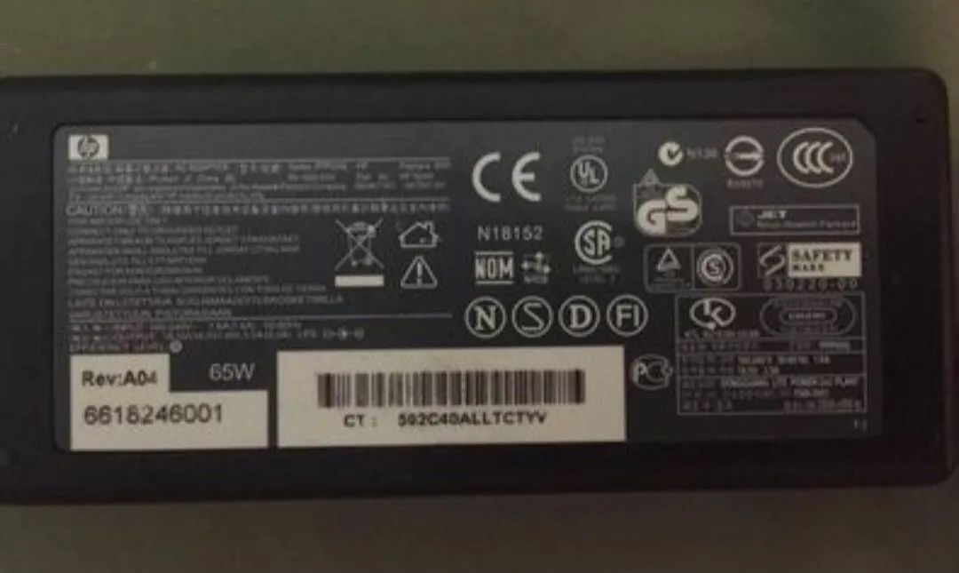 Fonte Notebook HP 65W (modelo antigo)  - Foto 5