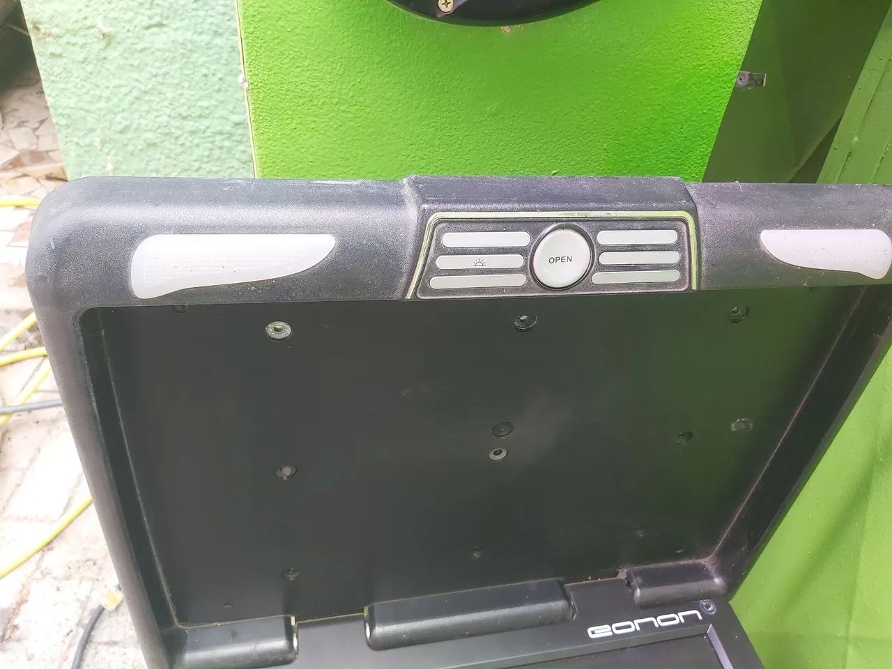 Tela teto retratil 18 polegadas van microônibus kombi fretado escolar turismo - Foto 2