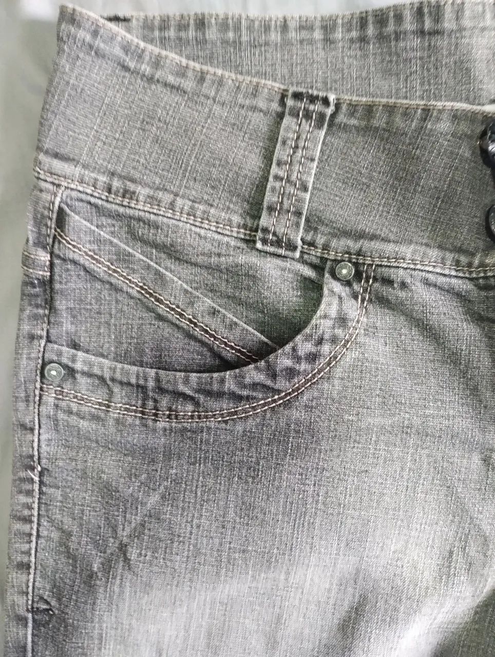 Shorts Jeans Preto - Foto 2