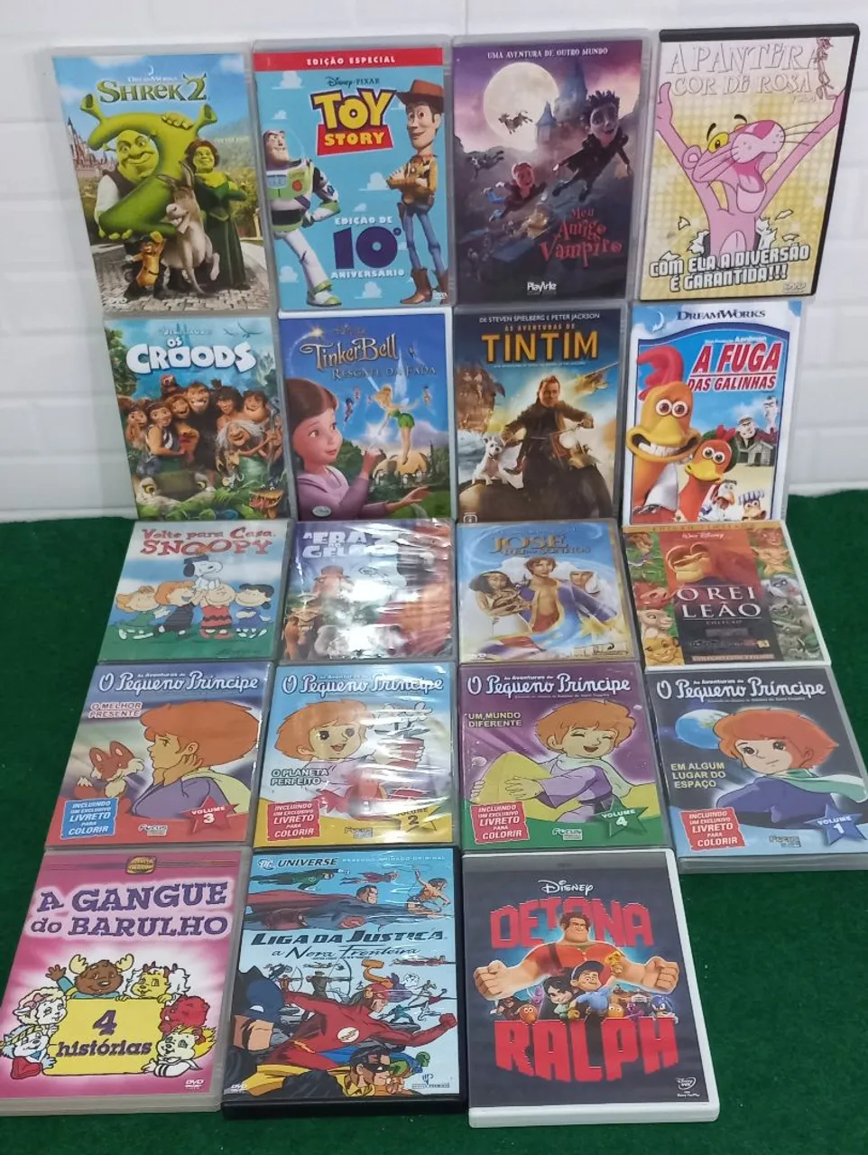 Lote de DVDs de Filmes Infantis - Diversos Títulos