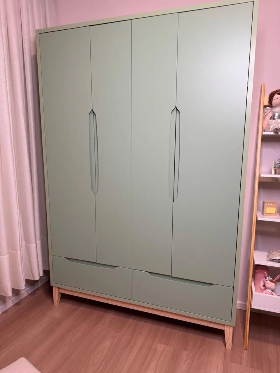 Kit quarto infantil Berço Cômoda e Roupeiro 20% Desconto - Foto 2