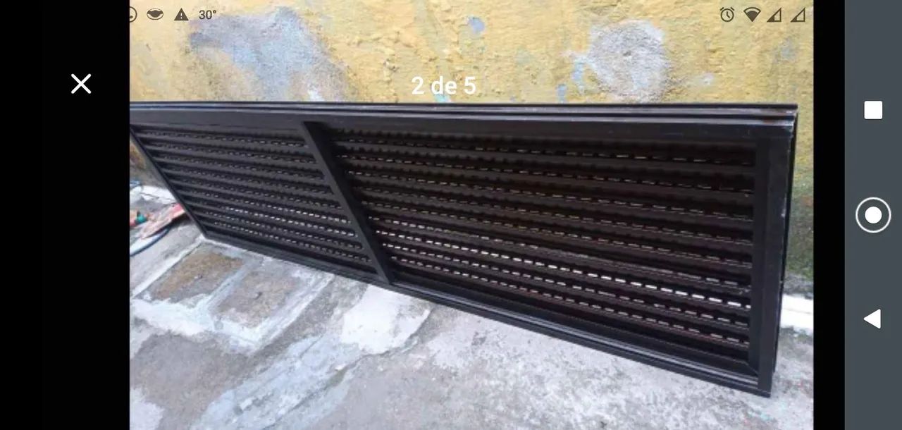 Porta de alumínio para gabinete de pia - Foto 2