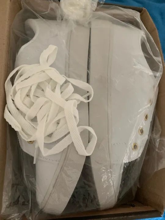 Tênis Feminino Casual Branco N 36 - Foto 4