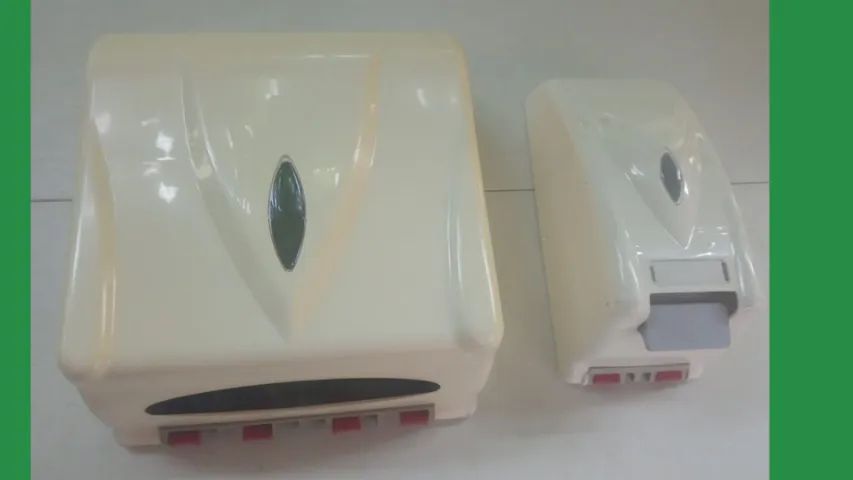 kit Dispenser Papel Toalha Interfolha + saboneteira 