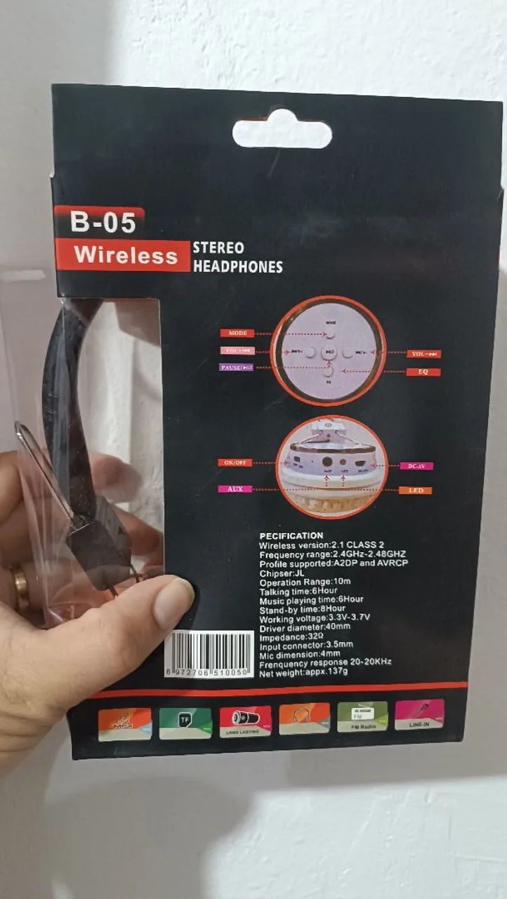 Headphone sem fio novo  - Foto 2