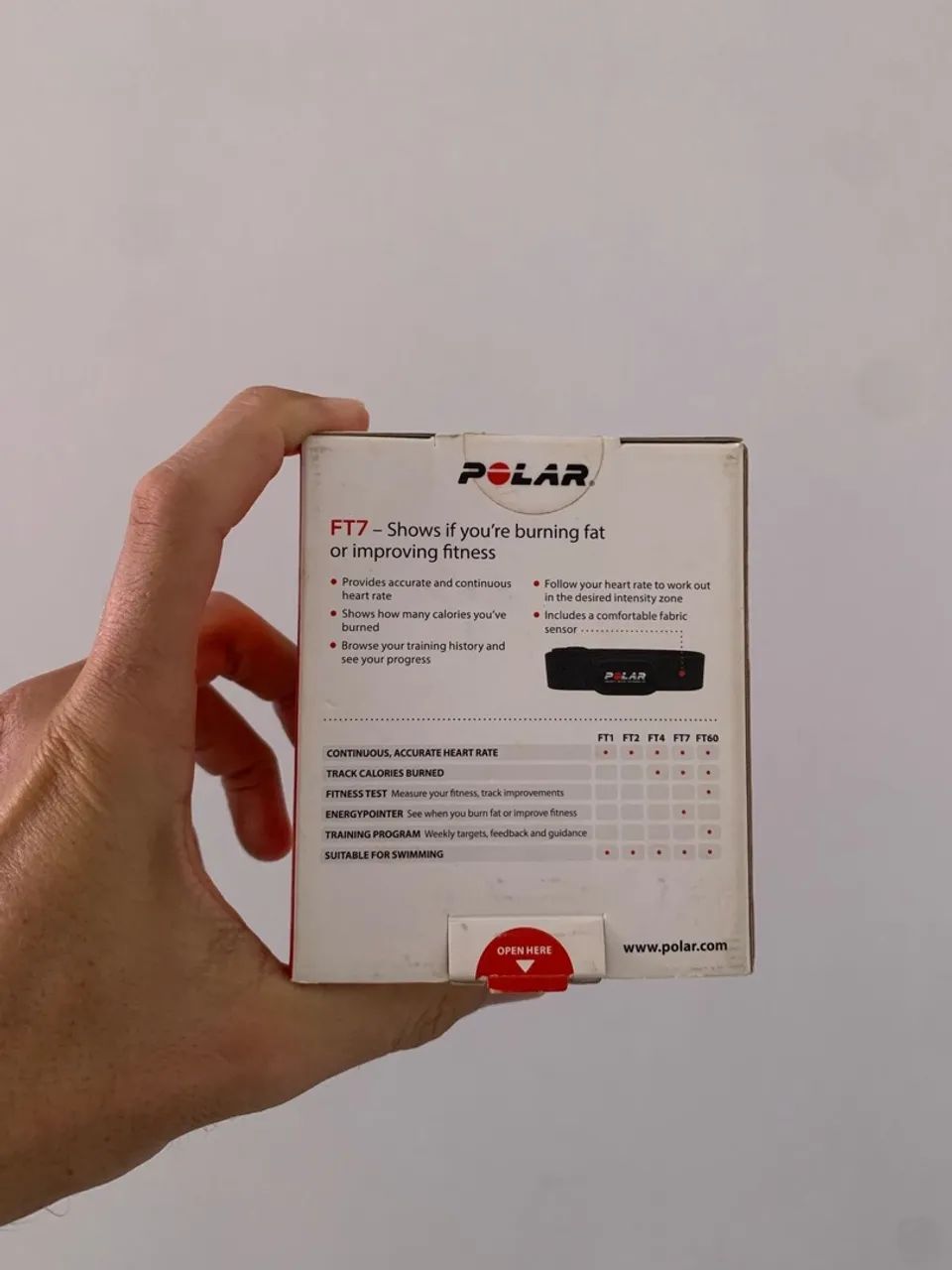 Monitor Cardíaco Polar FT7 - Novo - Foto 2