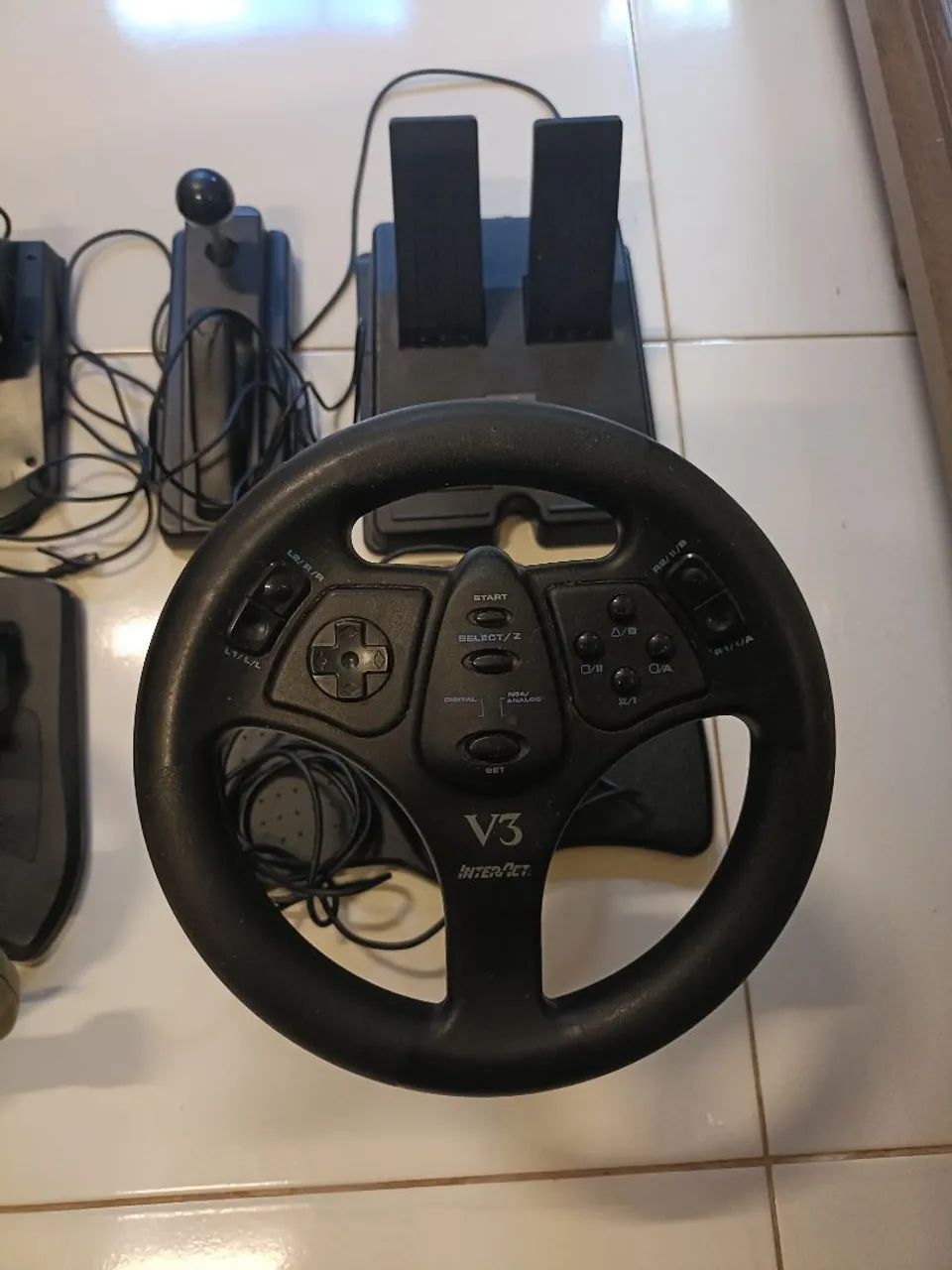Volante Logitech Driving Force Pro V3 para Playstation 2 - Foto 3