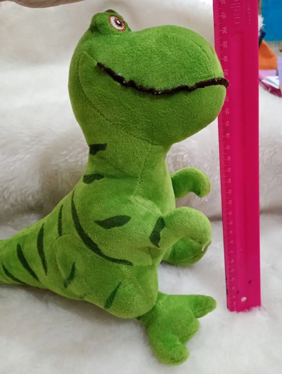 Dinossauro de pelúcia grande 30cm, brinquedo,natal  - Foto 3