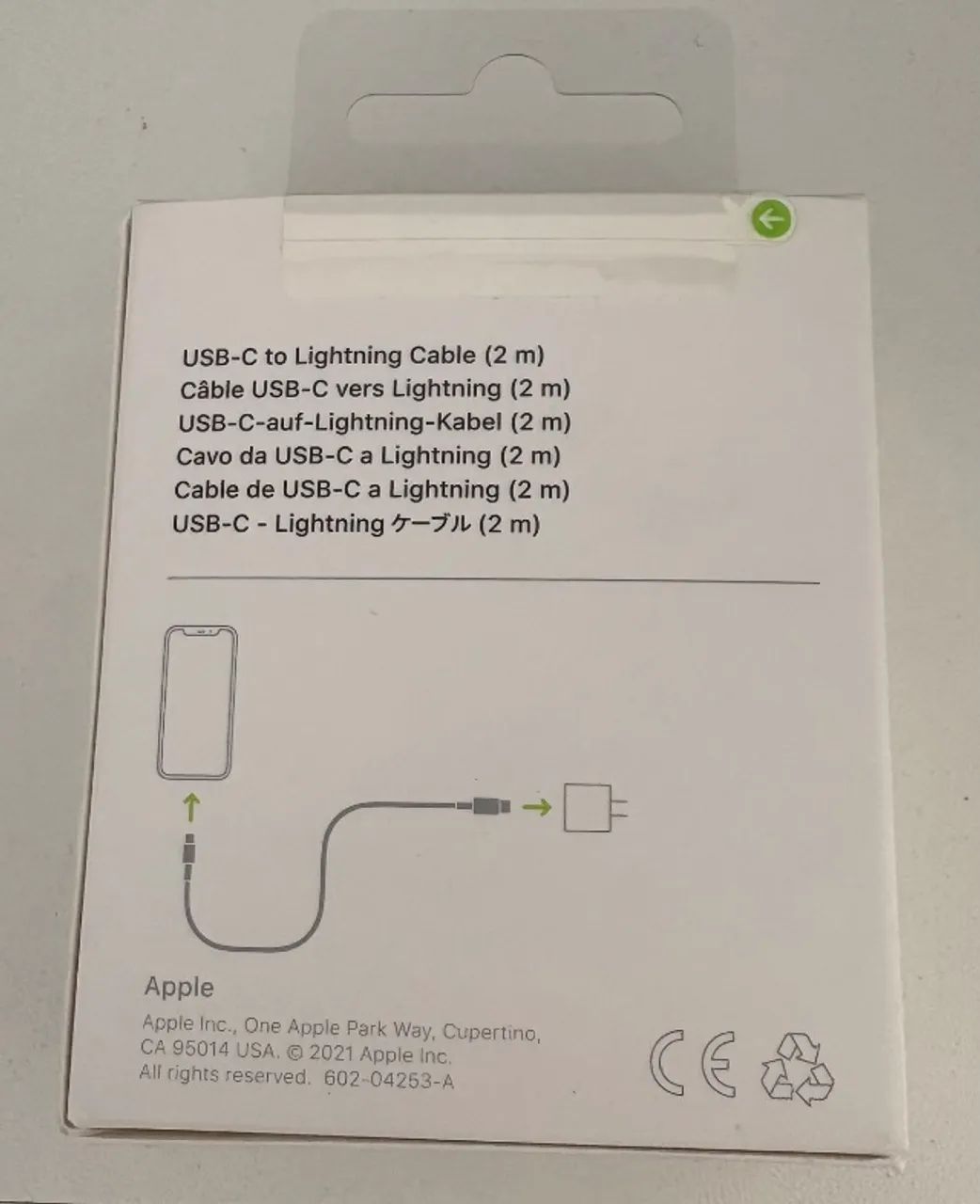 Cabo original 2m apple lacrado - Foto 2