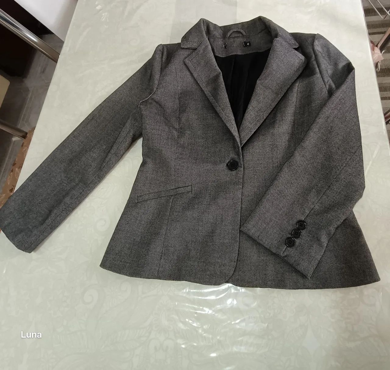 Blazer cinza elegante