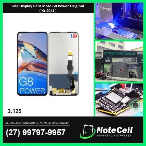 Tela Display Para Moto G8 Power Original ( Xt 2041 )