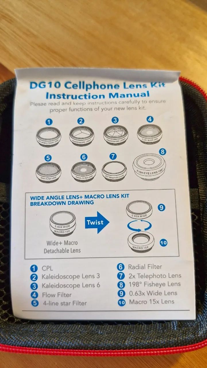 Kit de lentes p/ Smartphone - Foto 2
