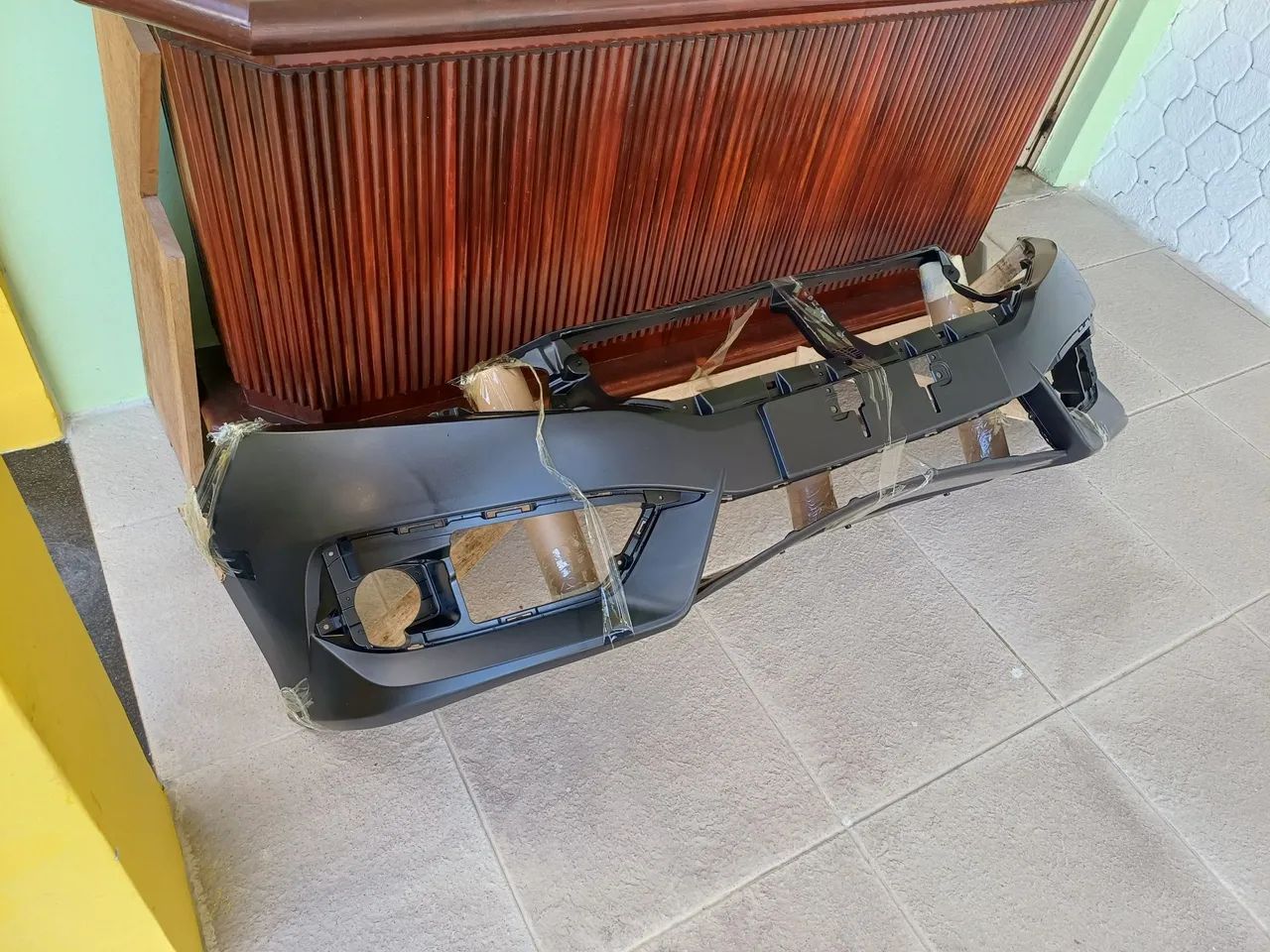Para-choque Dianteiro Preto Honda Civic 2017