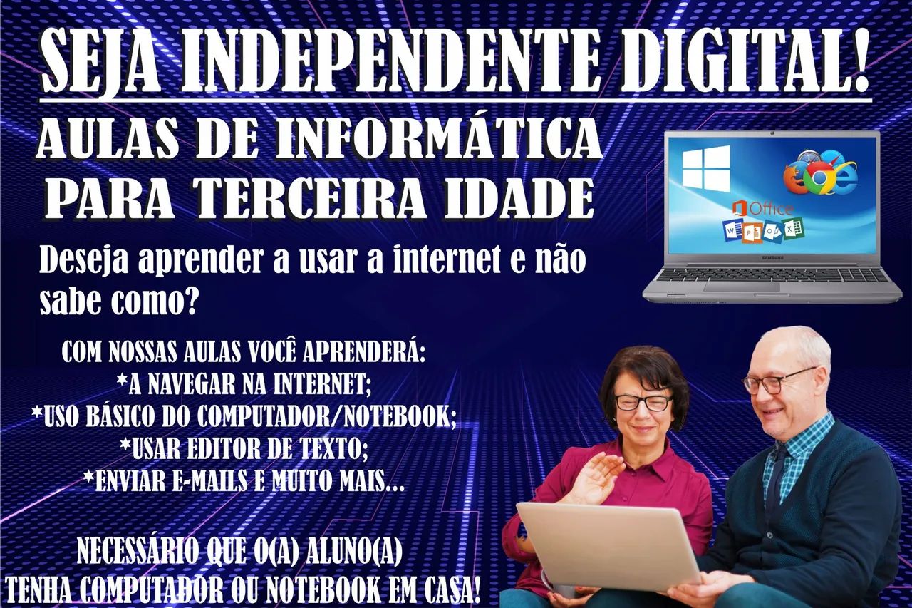 Aulas de informática para Terceira Idade - Foto 2